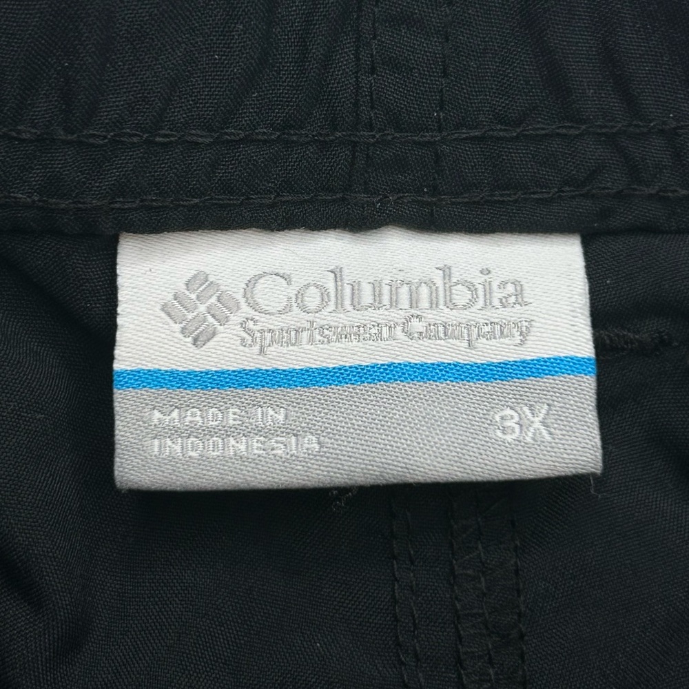 Columbia Womens Belted Cargo Shorts Size 3X Black Outdoor Hiking Active‎ 40x6 - Picture 10 of 11